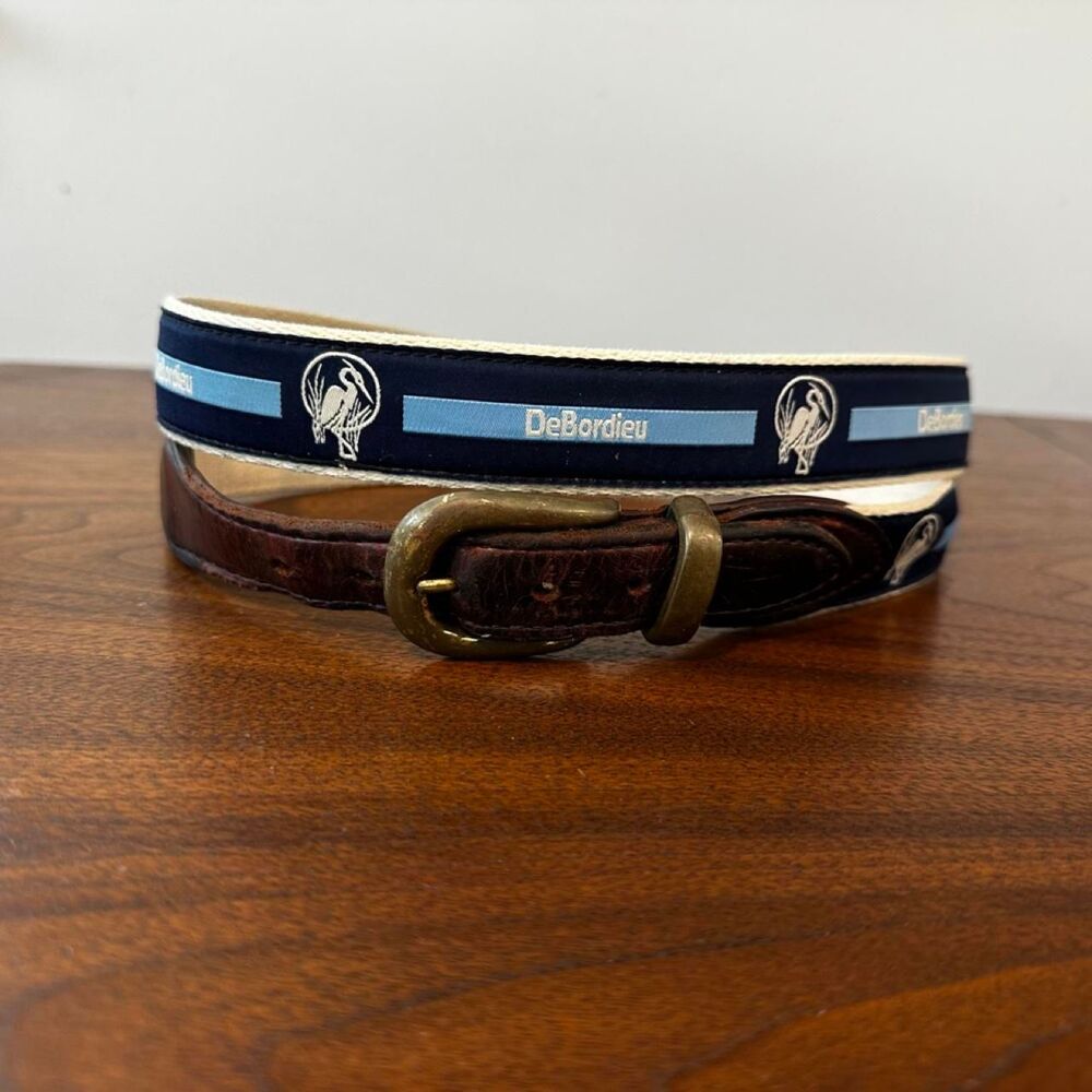 YRI  DeBordieu, SC ribbon blue and navy belt